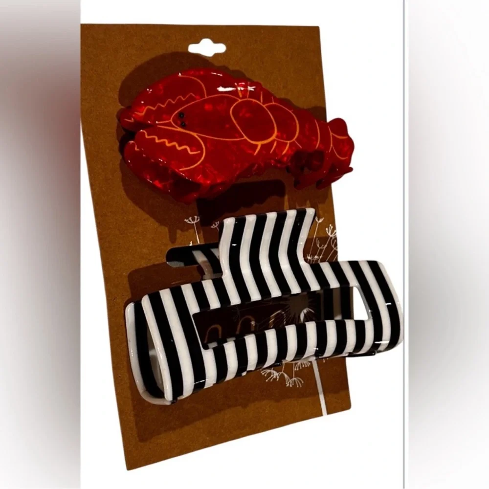Red Lobster and Striped Hair Claws